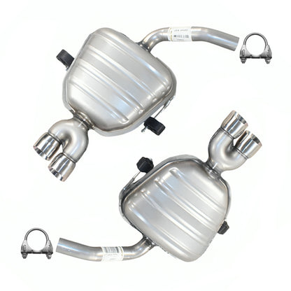 2009-2012 GMC Acadia 3.6L Stainless Steel Exhaust Resonator Kit | Pair