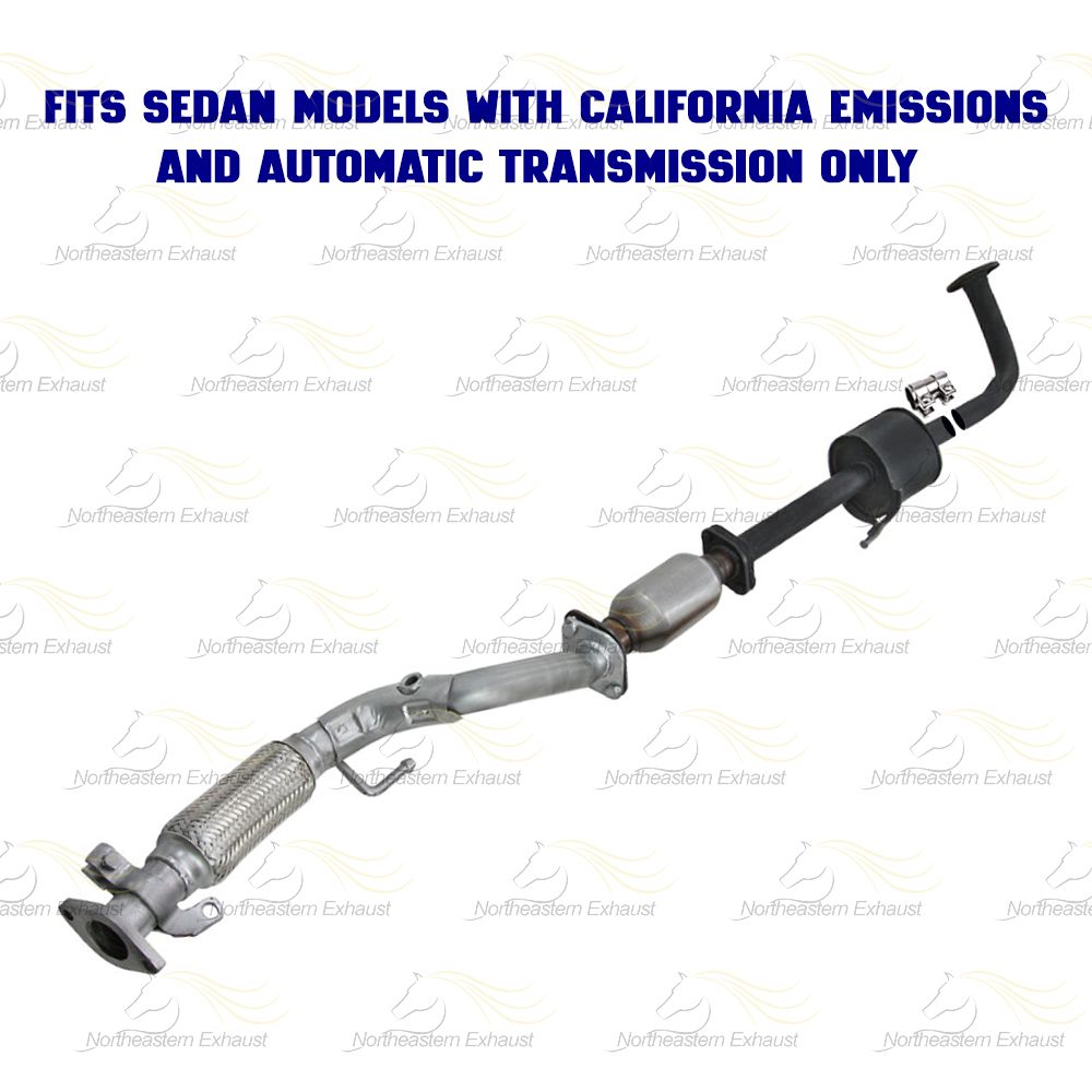 2007-2010 Hyundai Elantra 2.0L Front Exhaust Pipe, Catalytic Converter and Resonator | EPA Approved | SEDAN | California Emissions | Automatic Transmission