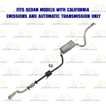 2007-2010 Hyundai Elantra 2.0L Front Exhaust Pipe, Catalytic Converter, Resonator and Muffler | EPA Approved