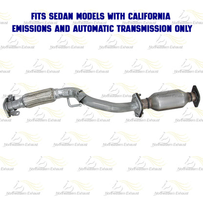 2007-2010 Hyundai Elantra 2.0L Front Pipe and Rear Catalytic Converter | EPA Approved | SEDAN | California Emissions | Automatic Transmission