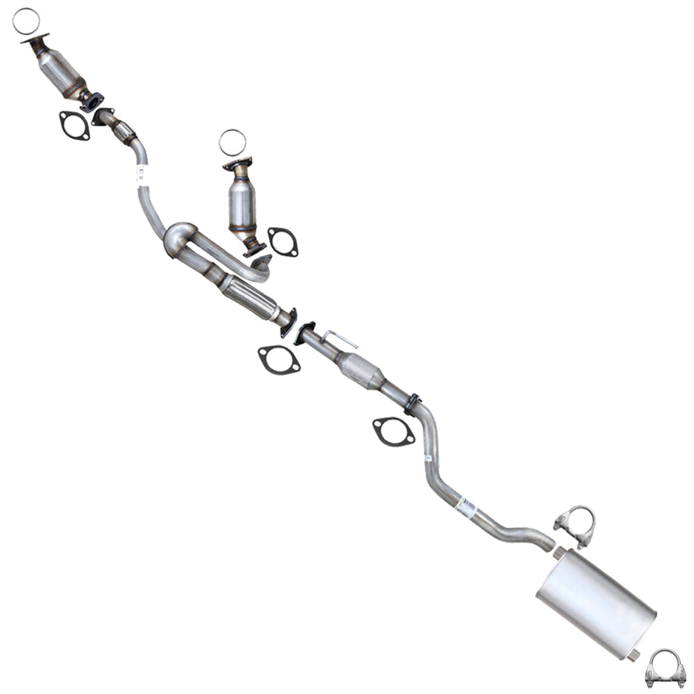 2015-2016 GMC Acadia 3.6L Exhaust Catalytic Converters, Pipes and Muffler System Kit | EPA Approved