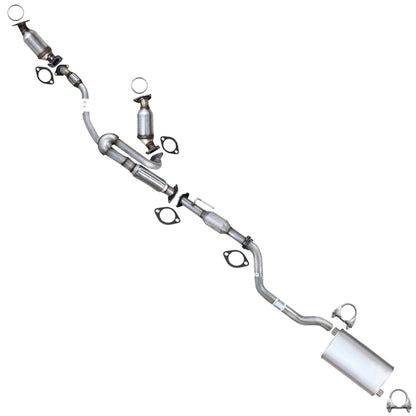2015-2016 GMC Acadia 3.6L Exhaust Catalytic Converters, Pipes and Muffler System Kit | EPA Approved