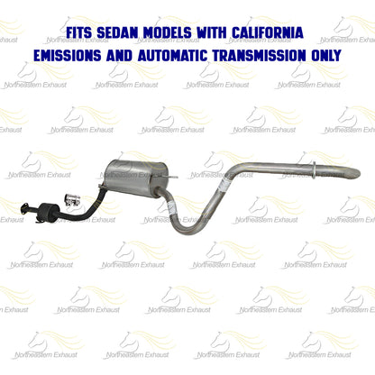 2007-2010 Hyundai Elantra 2.0L Exhaust Resonator Pipe and Muffler Assembly Kit