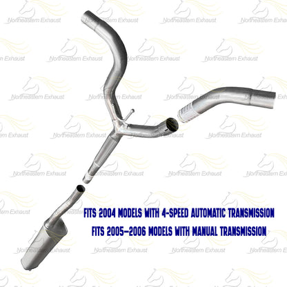 2004-2008 Nissan Maxima 3.5L EPA Approved Rear Catalytic Converter and Resonator Pipe