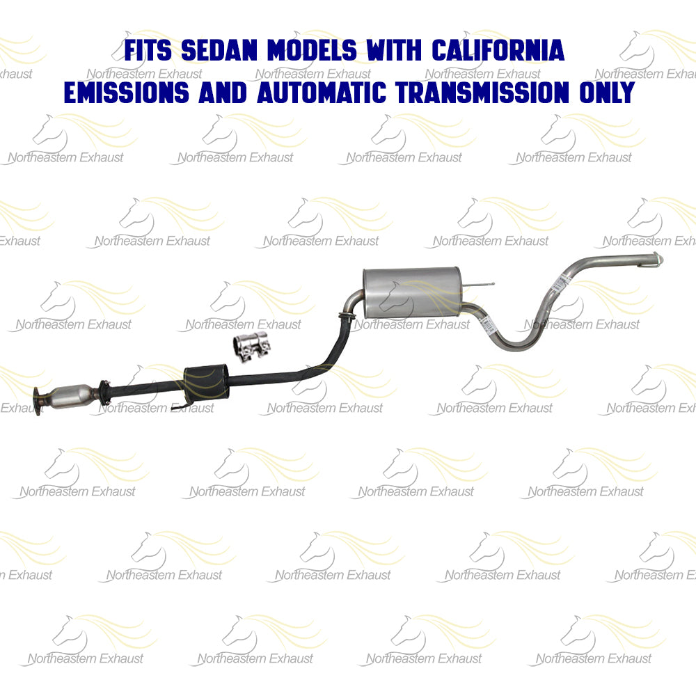 2007-2010 Hyundai Elantra 2.0L Exhaust Catalytic Converter, Resonator Pipe, and Muffler | EPA Approved
