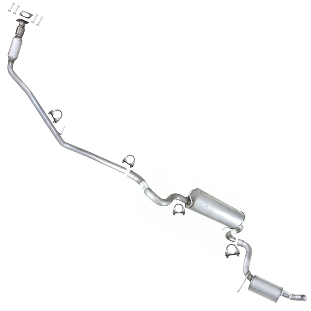 Complete Exhaust System for 2008-2010 Town & Country 3.8L | 2008-2010 Dodge Grand Caravan 3.8L