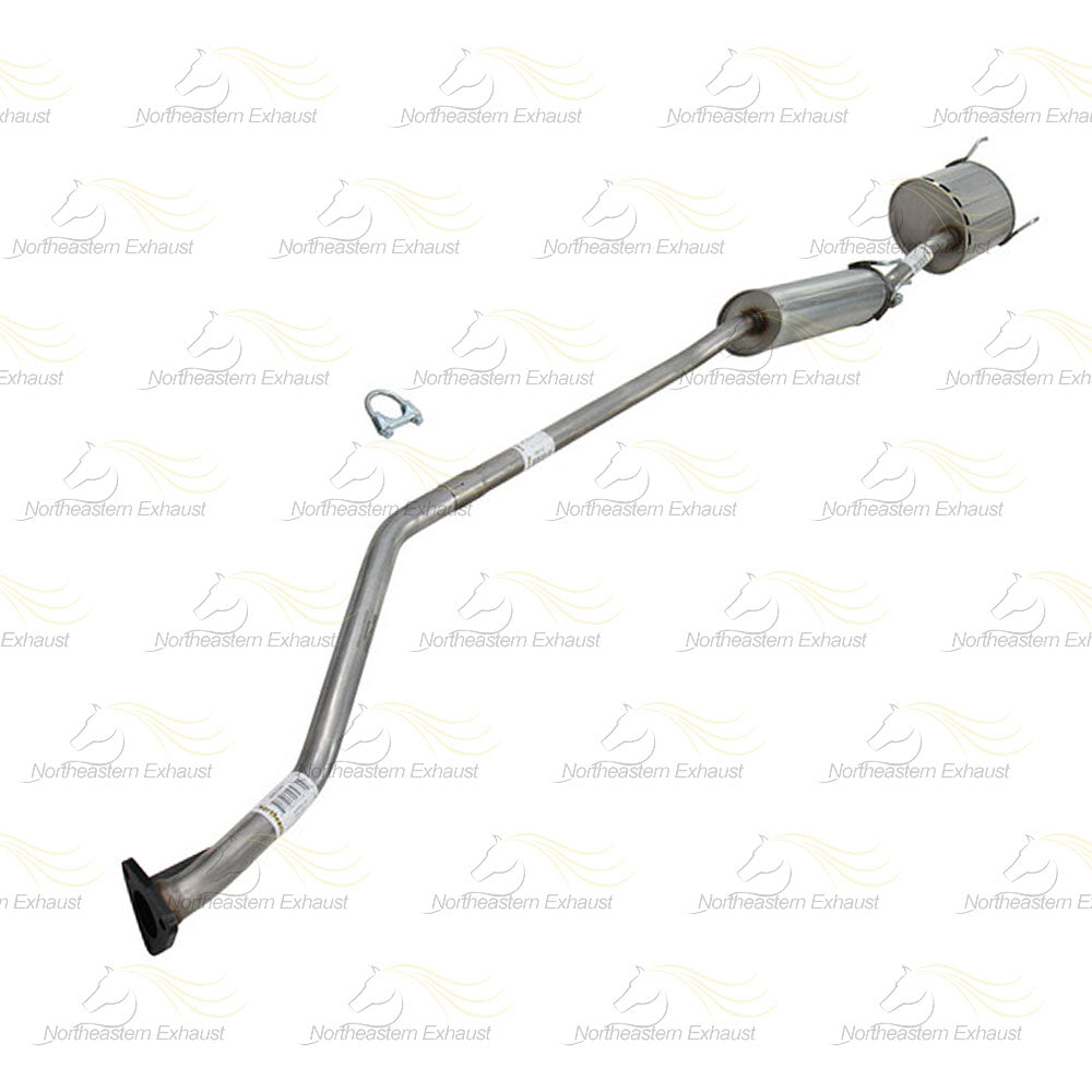 2001-2003 Acura EL 1.7L Exhaust Resonator and Muffler w/ Hanger Stainless Steel