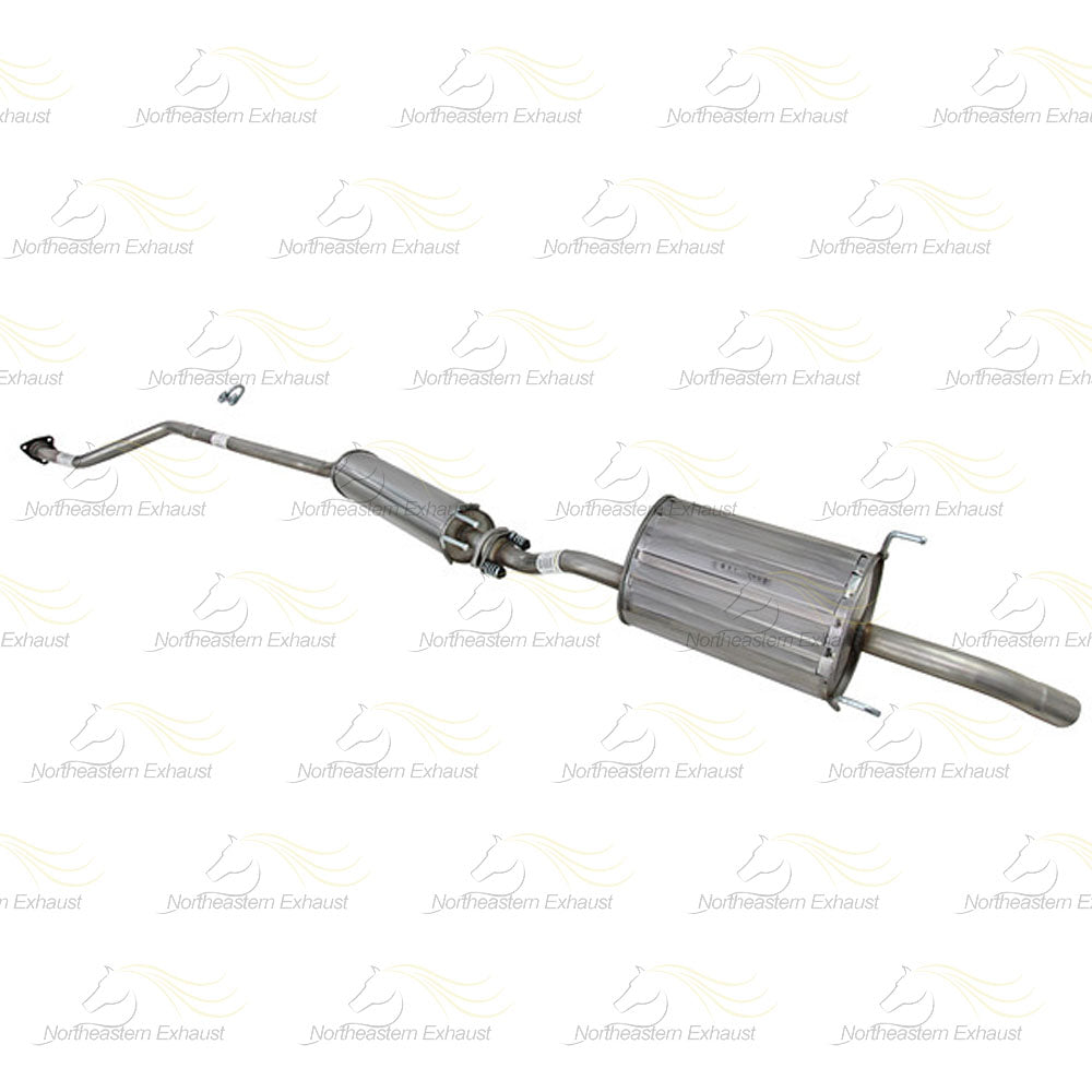 2001-2003 Acura EL 1.7L Exhaust Resonator and Muffler w/ Hanger Stainless Steel