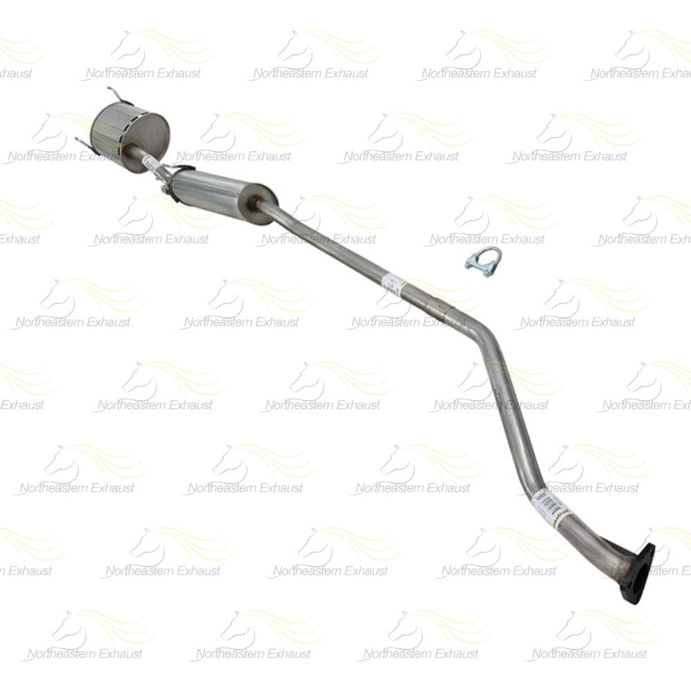 2001-2003 Acura EL 1.7L Exhaust Resonator and Muffler w/ Hanger Stainless Steel