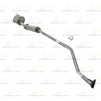 2001-2003 Acura EL 1.7L Exhaust Resonator and Muffler w/ Hanger Stainless Steel