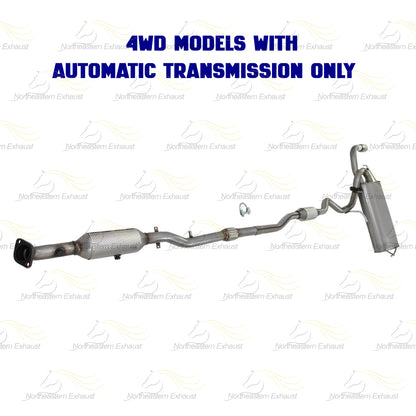 2016–2021 Mitsubishi Outlander Sport 2.0L Exhaust Catalytic Converter and Muffler | EPA Approved | 4WD | Automatic Transmission