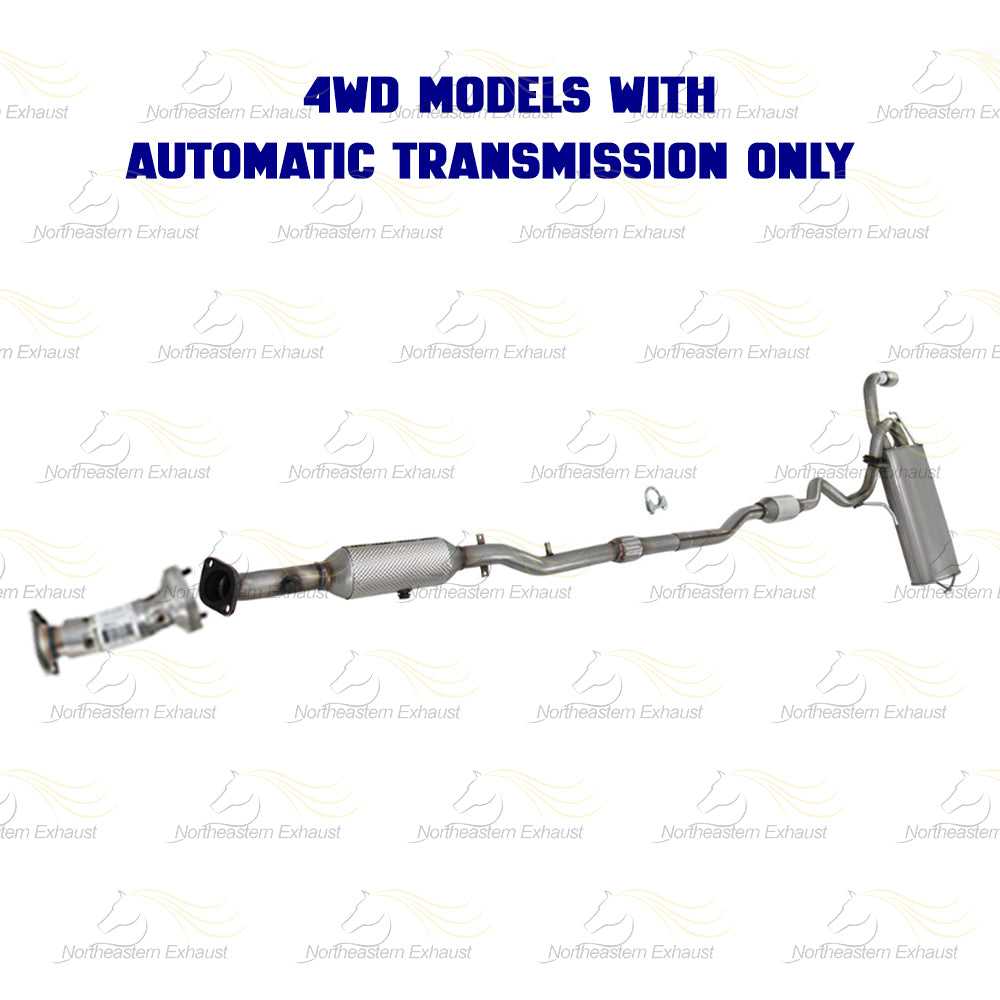 2016-2021 Mitsubishi Outlander Sport 2.0L Complete Exhaust System | EPA Approved | 4WD with Automatic Transmission