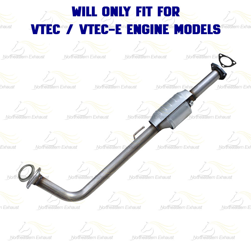Catalytic, Resonator, and Muffler for 2001-2005 Honda Civic 1.7L - For GX and EX/VTEC and VTEC-E