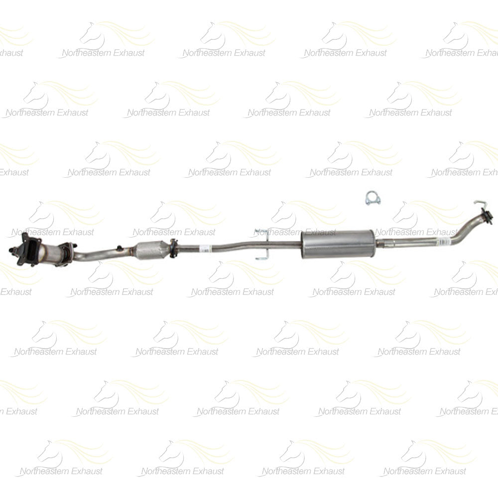 2010-2011 Honda CR-V 2.4L Front and Rear Catalytic Converter Resonator Pipe Kit | EPA Approved