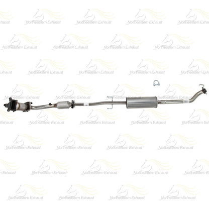 2010-2011 Honda CR-V 2.4L Front and Rear Catalytic Converter Resonator Pipe Kit | EPA Approved