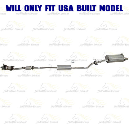 2010-2011 Honda CR-V 2.4L Complete Exhaust System Kit | EPA Approved | For USA-Built models