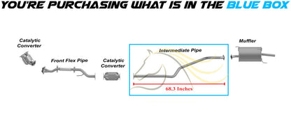 2000-2006 Nissan Sentra 1.8L Exhaust Intermediate Pipe