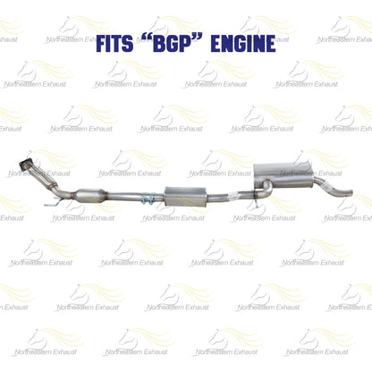 2005-2007 Volkswagen Jetta 2.5L Exhaust Catalytic Converter and Resonator Pipe | EPA Approved | BGP Engine