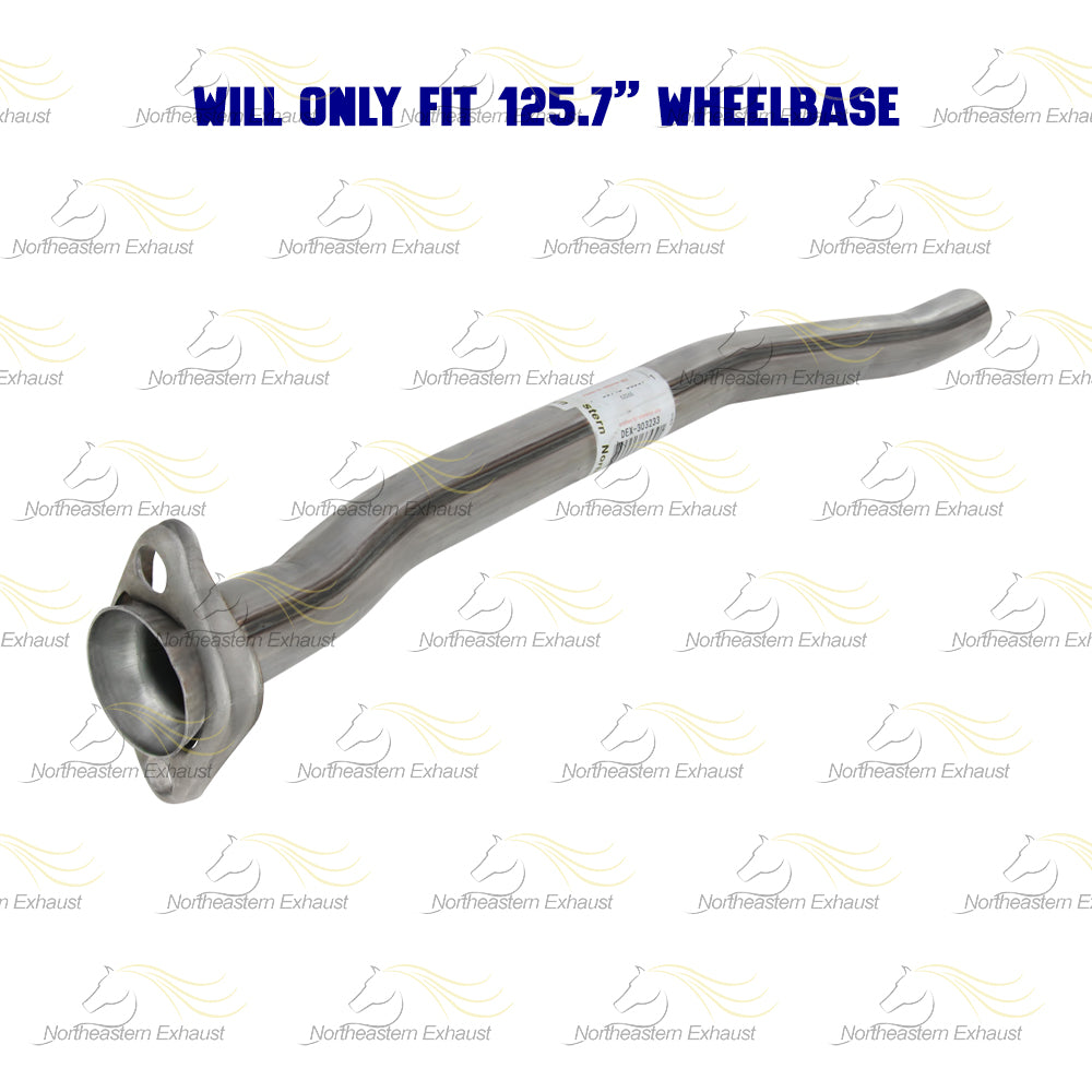 Stainless Steel Exhaust Intermediate Pipe for 1998-2003 Mazda B2300 2.3L | 1998-2003 Mazda B2500 2.5L