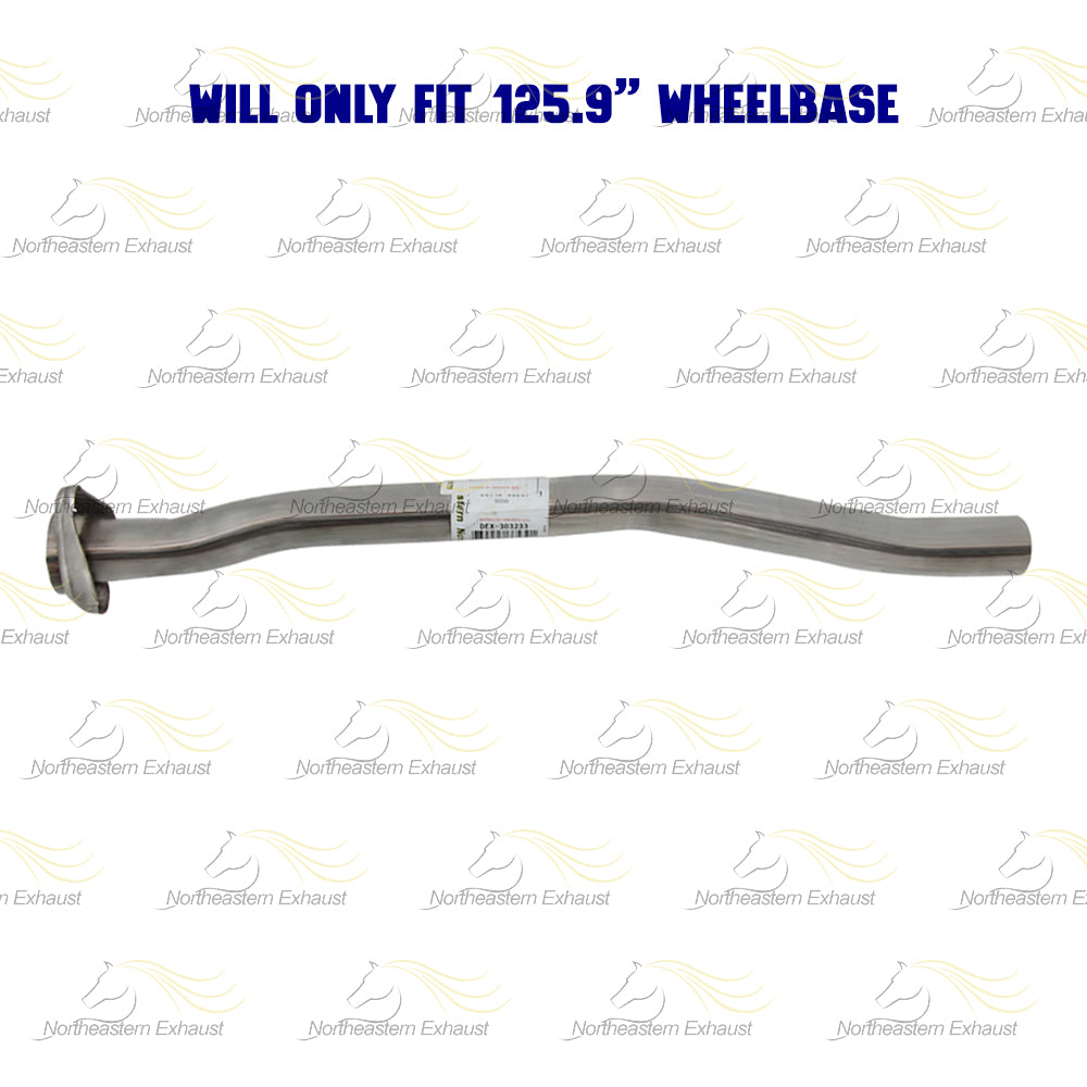 Stainless Steel Exhaust Intermediate Pipe for 1998-2003 Mazda B3000 3.0L | 1998-2003 Mazda B4000 4.0L | 125.9in WB