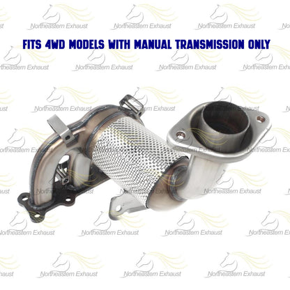 2007-2017 Jeep Patriot 2.4L Front Manifold and Rear Catalytic Converter | EPA Approved | 4WD Manual Transmission