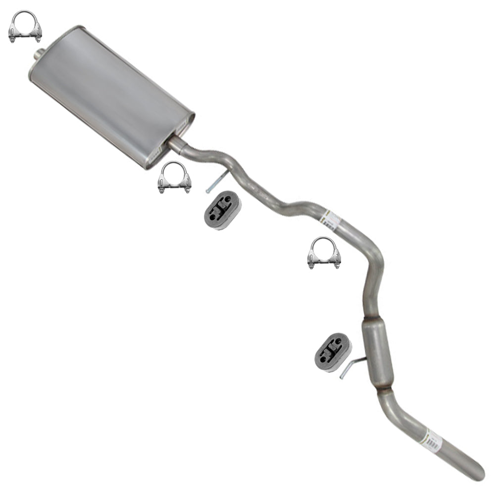 2006–2010 Mercury Mountaineer 4.0L Exhaust Muffler, Extension and Tail Pipe