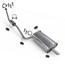 1998-2002 Honda Accord 2.3L Exhaust Resonator and Muffler Kit | 4-DOOR SEDAN MODELS ONLY