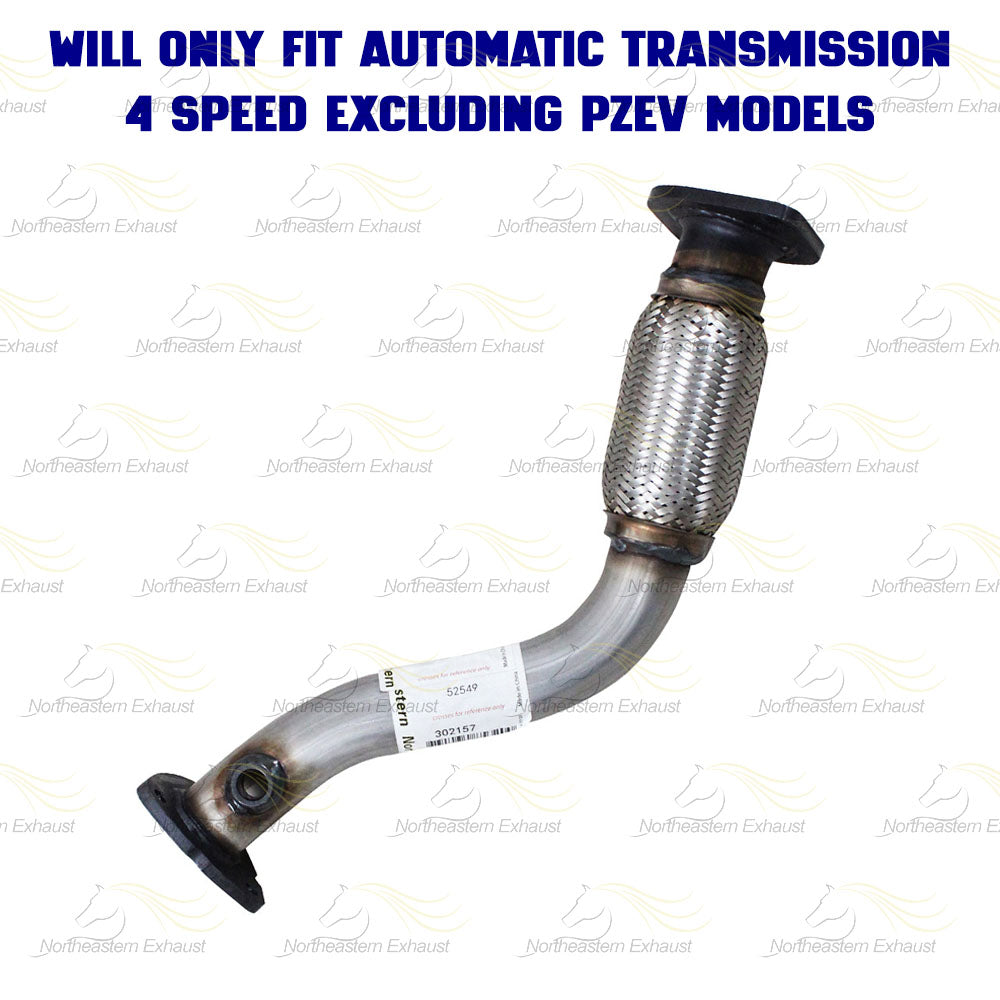 2008-2010 Chevy Malibu 2.4L Exhaust Manifold Catalytic Converter and Flex Pipe | EPA Approved | 4-Speed Automatic Transmission | Non-PZEV