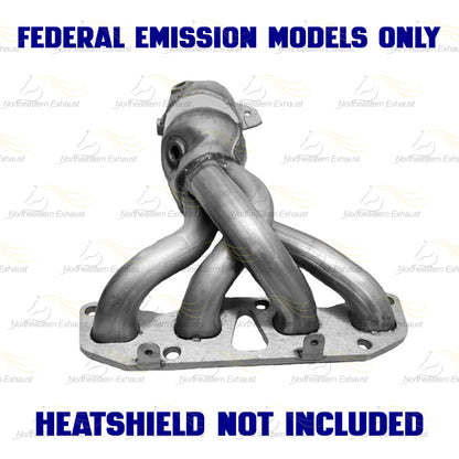 2002-2006 Nissan Altima and Sentra 2.5L Manifold Catalytic Converter - EPA Approved | Front