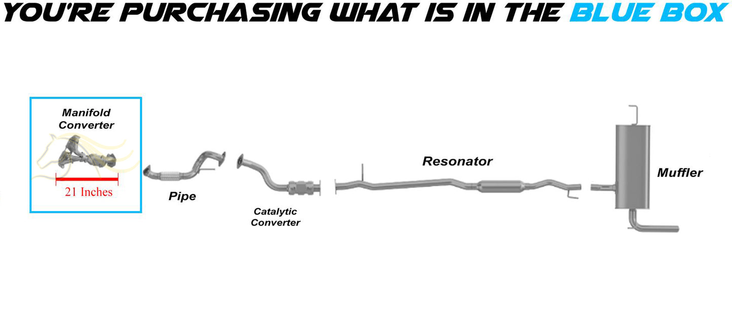 2013-2018 Nissan Altima 2.5L Front Manifold Catalytic Converter | EPA Approved