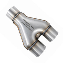 Stainless Steel Universal Exhaust Stamped 2.5" Y Pipe
