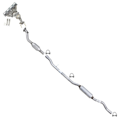 2007-2017 Jeep Patriot 2.4L Exhaust Manifold Catalytic Converter with Resonator Pipe | 4WD with Manual Transmission