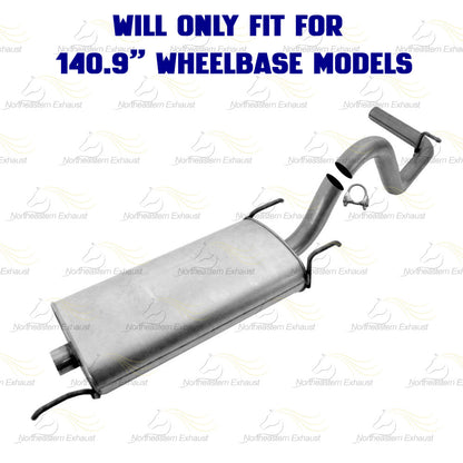 2005-2012 Toyota Tacoma 4.0L 140.9in WB Exhaust Muffler & Intermediate Pipe Kit