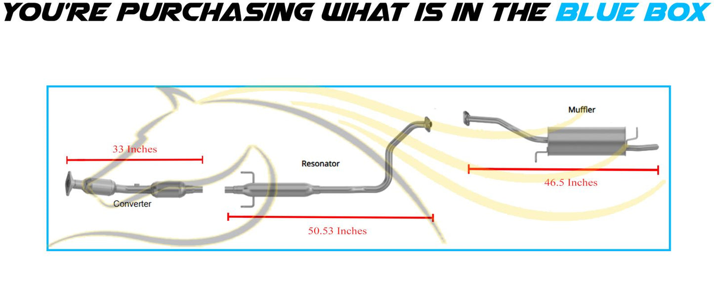 2004-2009 Toyota Prius 1.5L Complete Exhaust System Kit | EPA Approved