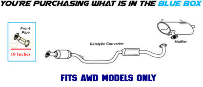 2014-2019 Mitsubishi Outlander 2.4L AWD Direct-fit Exhaust Front Pipe