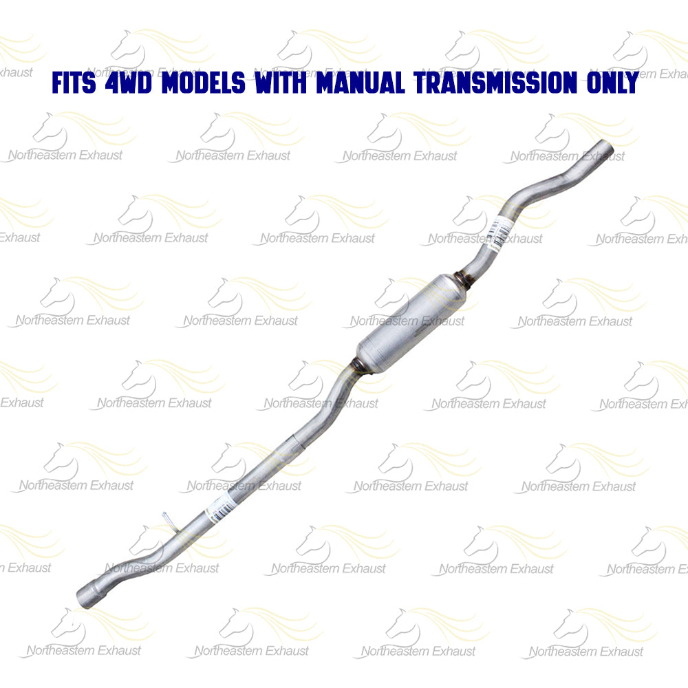 2007-2011 Jeep Compass 2.4L Complete Exhaust System Kit | EPA Approved | 4WD with Manual Transmission