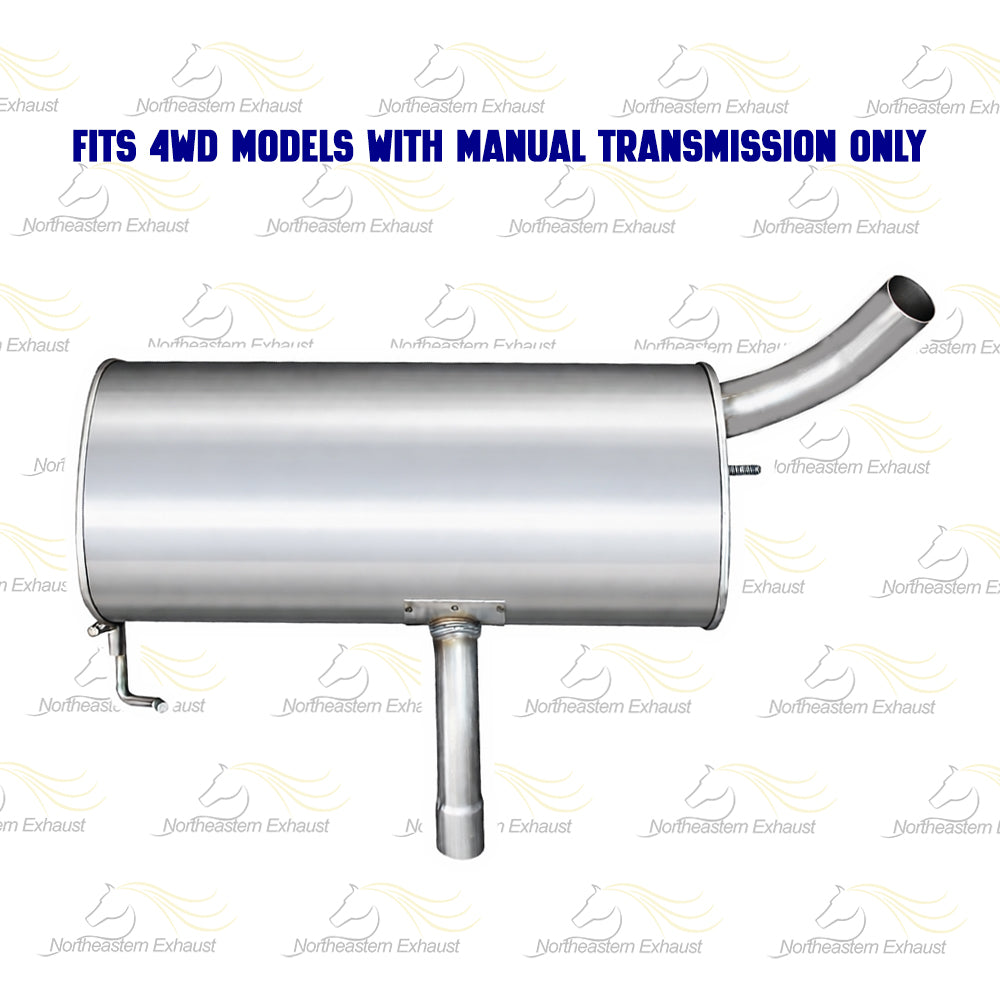 2007-2011 Jeep Compass 2.4L Complete Exhaust System Kit | EPA Approved | 4WD with Manual Transmission