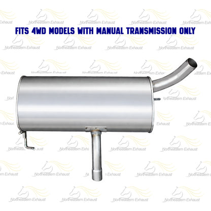 2007-2011 Jeep Compass 2.4L Complete Exhaust System Kit | EPA Approved | 4WD with Manual Transmission
