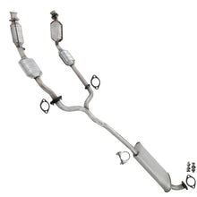 Pair of Catalytic Converter Y Pipe and Muffler for 2003-2011 Mercury Grand Marquis 4.6L | 2003-2011 Ford Crown Victoria 4.6L