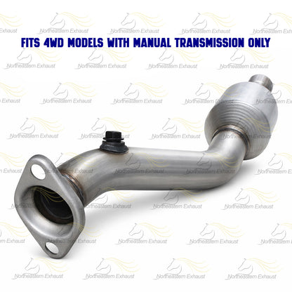 2007-2011 Jeep Patriot 2.4L Rear Catalytic Converter Exhaust System Kit | EPA Approved | 4WD Manual