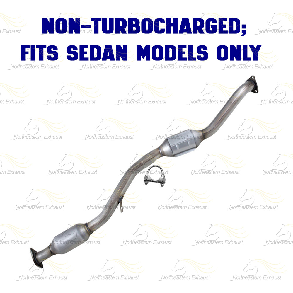2008-2010 Subaru Impreza 2.5L Rear Catalytic Resonator & Pair of Mufflers Kit | EPA Approved | Non-Turbo Sedan