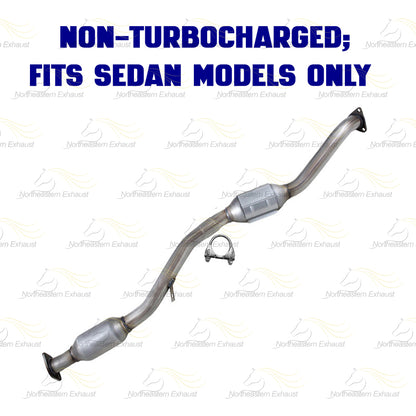 2008-2010 Subaru Impreza 2.5L Rear Catalytic Resonator & Pair of Mufflers Kit | EPA Approved | Non-Turbo Sedan