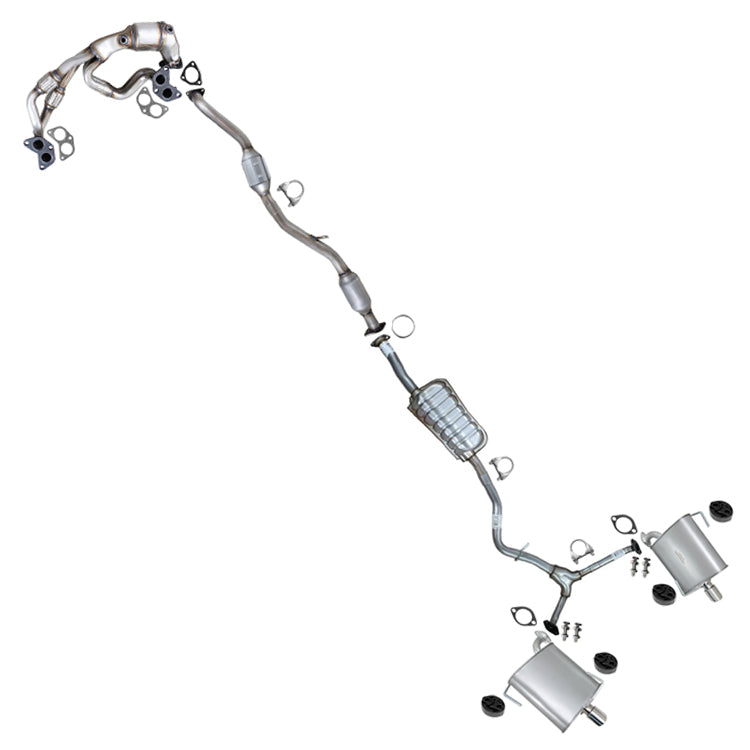 2008-2010 Subaru Impreza 2.5L Complete Exhaust Kit | EPA Approved | Non-Turbo Sedan