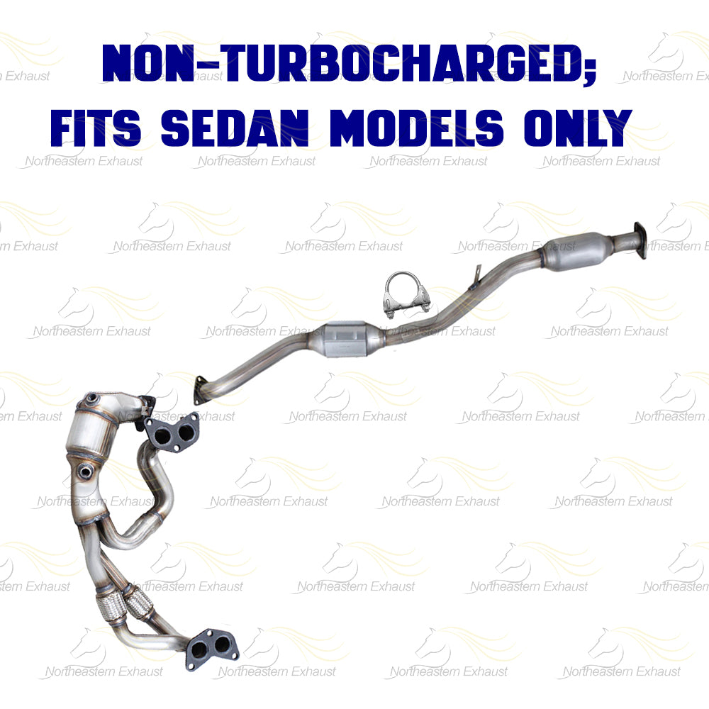 2008-2010 Subaru Impreza 2.5L Complete Exhaust Kit | EPA Approved | Non-Turbo Sedan