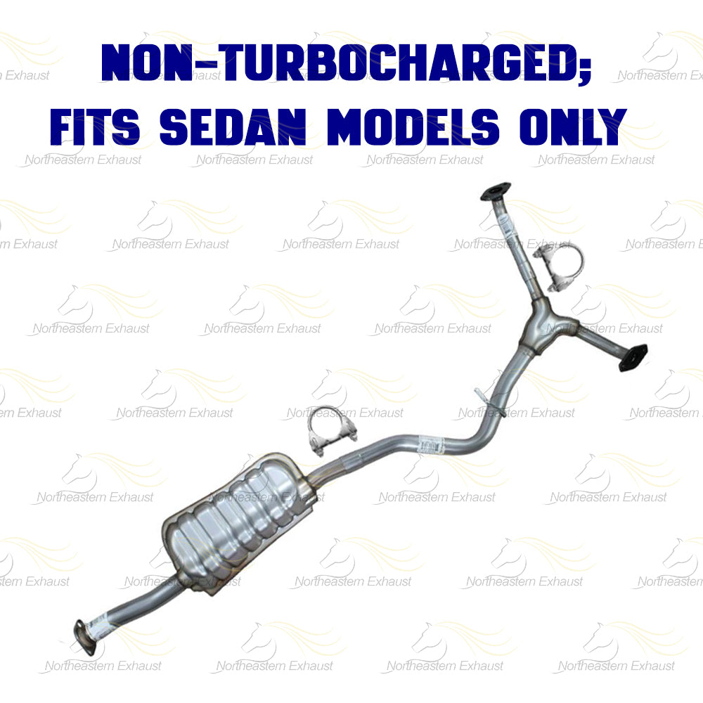 2008-2010 Subaru Impreza 2.5L Complete Exhaust Kit | EPA Approved | Non-Turbo Sedan