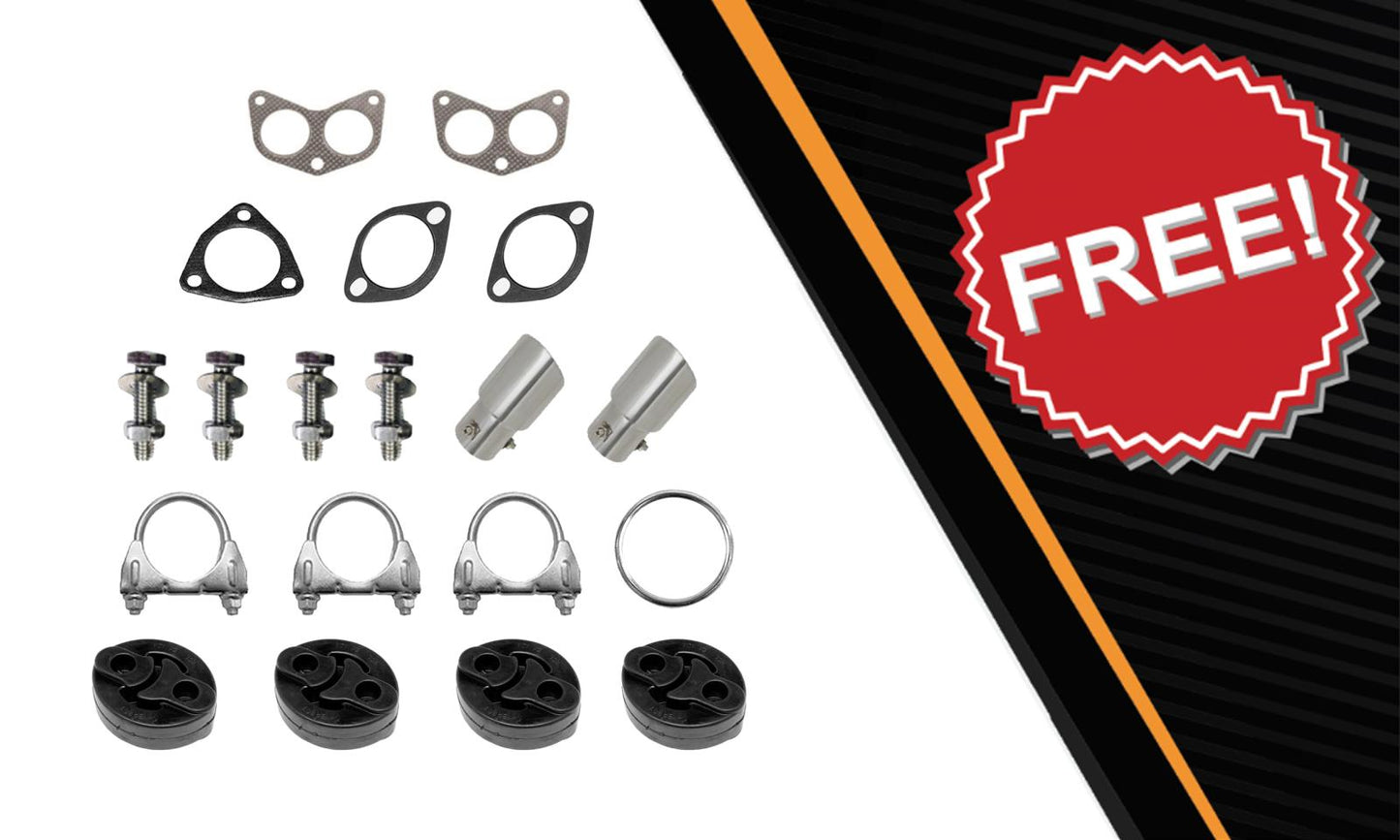 2008-2010 Subaru Impreza 2.5L Complete Exhaust Kit | EPA Approved | Non-Turbo Sedan