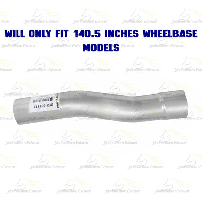 Stainless Steel Exhaust Intermediate Pipe for 2003-2009 Dodge Ram 2500 5.7L 140.5" WB
