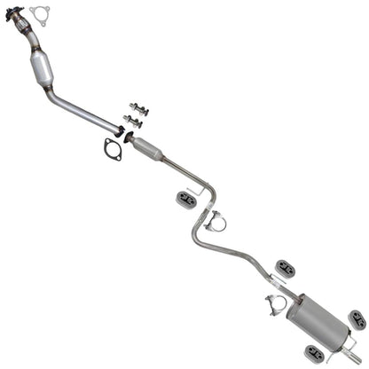 2006-2007 Chevrolet HHR 2.2L Exhaust Catalytic Converter, Resonator Pipe and Muffler| Automatic Transmission