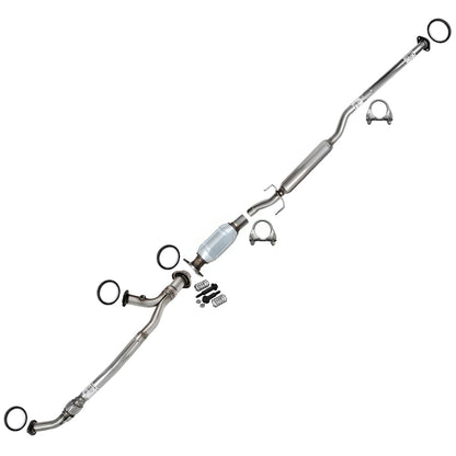 2004-2006 Toyota Sienna 3.3L FWD Exhaust Front Pipe, Catalytic Converter and Resonator