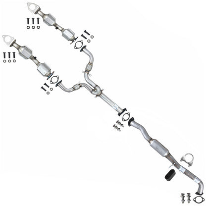 2003–2006 Nissan 350Z 3.5L Pair of Catalytic with Y Pipe & Resonator Exhaust Kit | EPA Approved